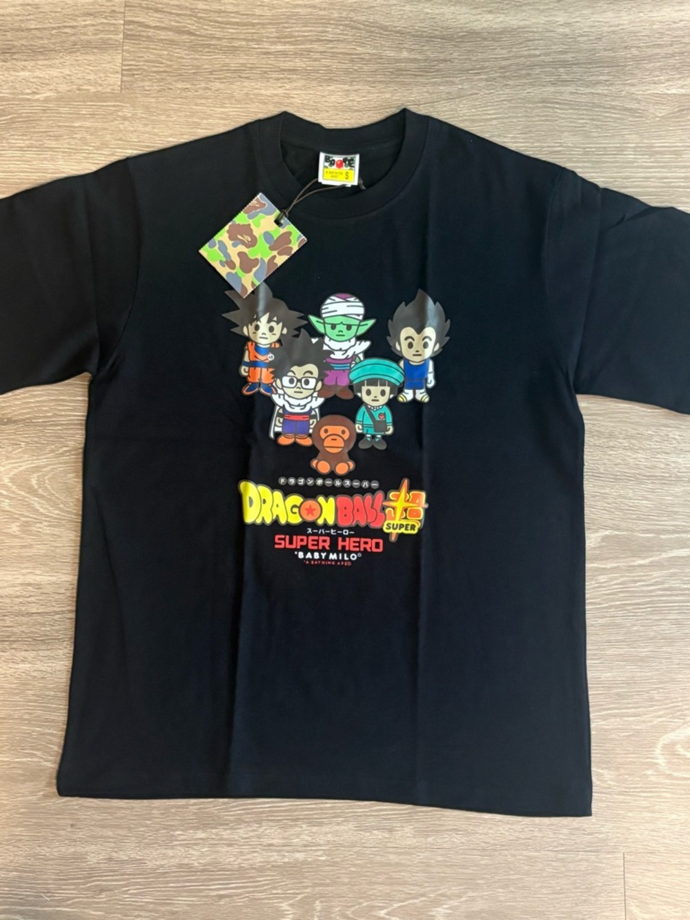 A Bathing Ape (BAPE) Baby Milo x Dragon Ball Super Hero Tee/ Small
